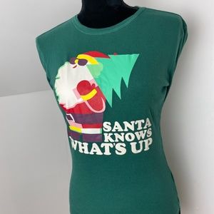 ON Santa Knows What’s Up Unisex Top